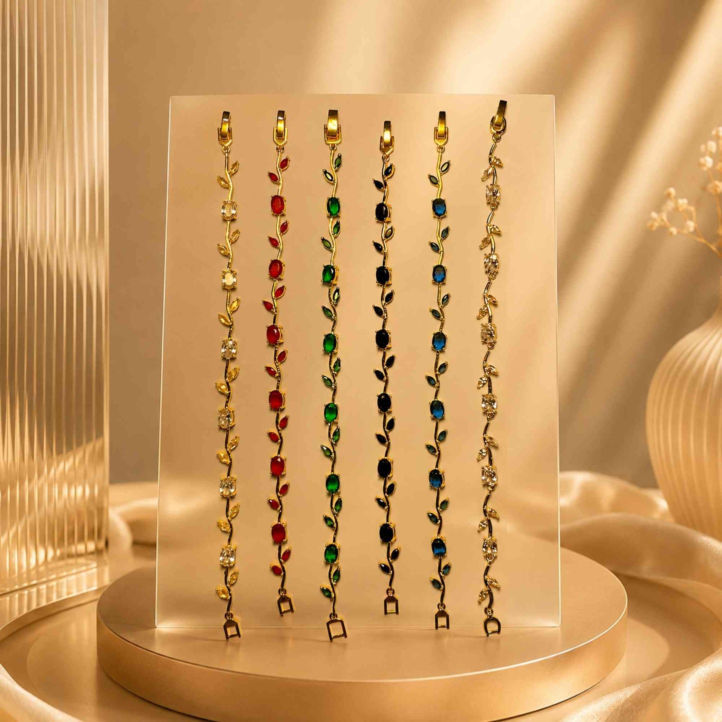 Zarova Minimalist Leaf Bracelet - Premium Tarnish-Free Jewelry